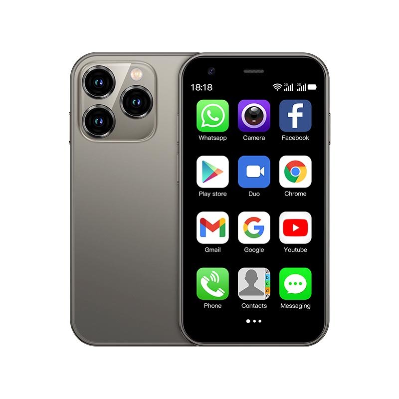 SOYES XS15 Mini Android8.1 Smartphone 3.0 Inch Display 2GB RAM 16GB ROM Dual SIM Standby Play Store 3G Network Mini Smart Phone